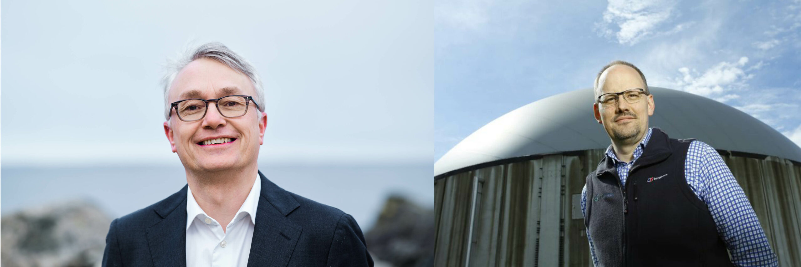 Philipp Lukas, CEO of Future Biogas and Børre Jacobsen, Managing Director of Northern Lights